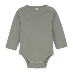 BeKids Långärmad Ullbody - Forest Fog Melange