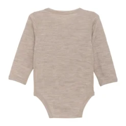 BeKids Långärmad Ullbody - Simply Taupe