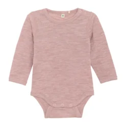 BeKids Långärmad Ullbody - Starling Melange