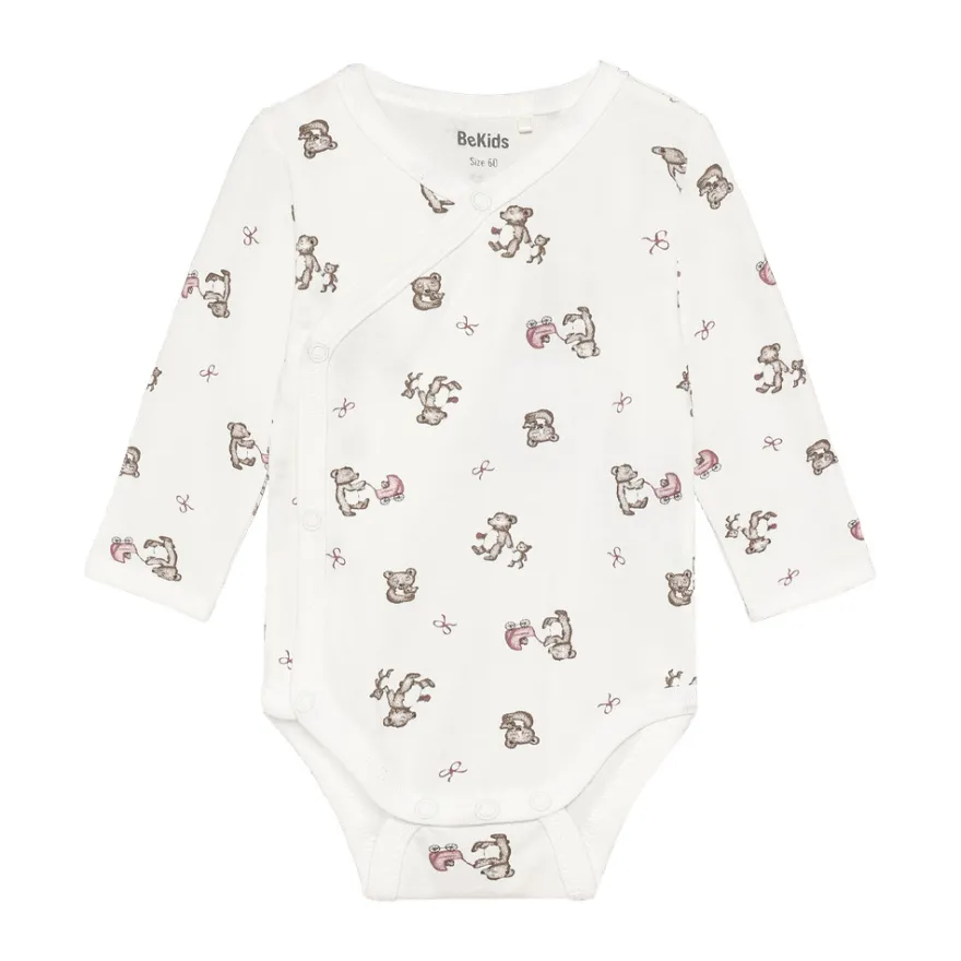 BeKids Långärmad Wrap Body 2-Pack - Nostalgia Rose