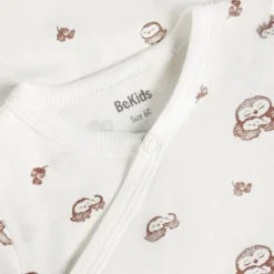BeKids Långärmad Wrap Body 2-Pack - Silver Mink