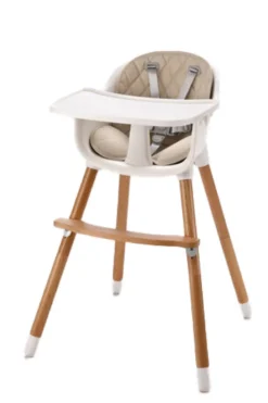BeKids Matstol 2-i-1 - Beige