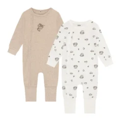 BeKids Pyjamas 2-Pack - Silver Mink