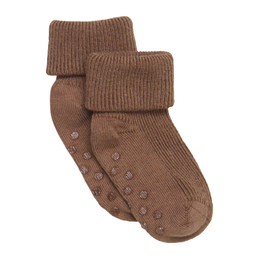 BeKids Ribbade Strumpor - Sepia
