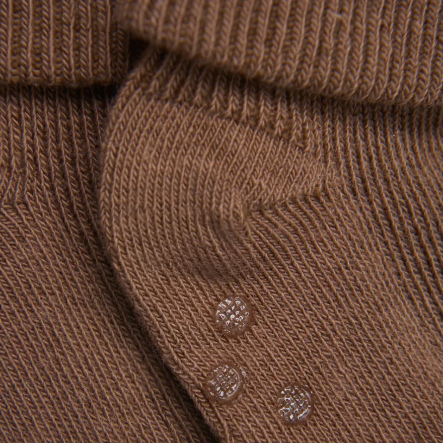 BeKids Ribbade Strumpor - Sepia