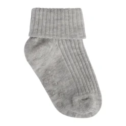 BeKids Rib Strumpor m. ABS 3-Pack - Mocha Meringue