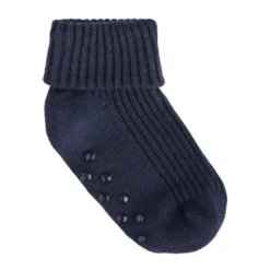 BeKids Rib Strumpor m. ABS 3-Pack - Dark Navy