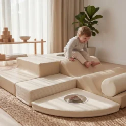 BeKids Skumlekset Med Speglar - Beige/Vit