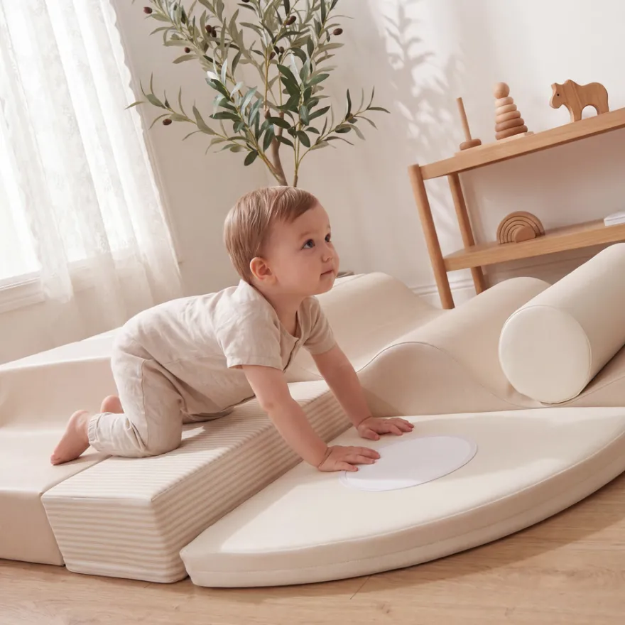 BeKids Skumlekset Med Speglar - Beige/Vit