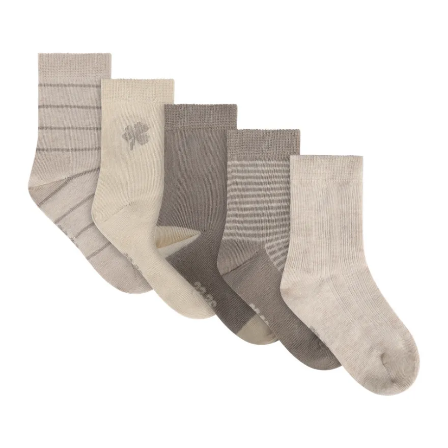 BeKids Strumpor 5-Pack - Light Taupe