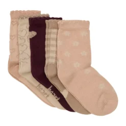 BeKids Strumpor 5-Pack - Rose Dust