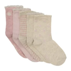 BeKids Strumpor 5-Pack - Shadow Gray Melange