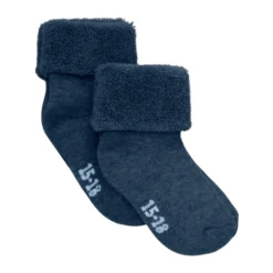 BeKids Terry Strumpor 2-Pack - Dress Blues Melange