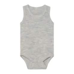 BeKids Ullbody Utan Ärmar - Alloy Melange