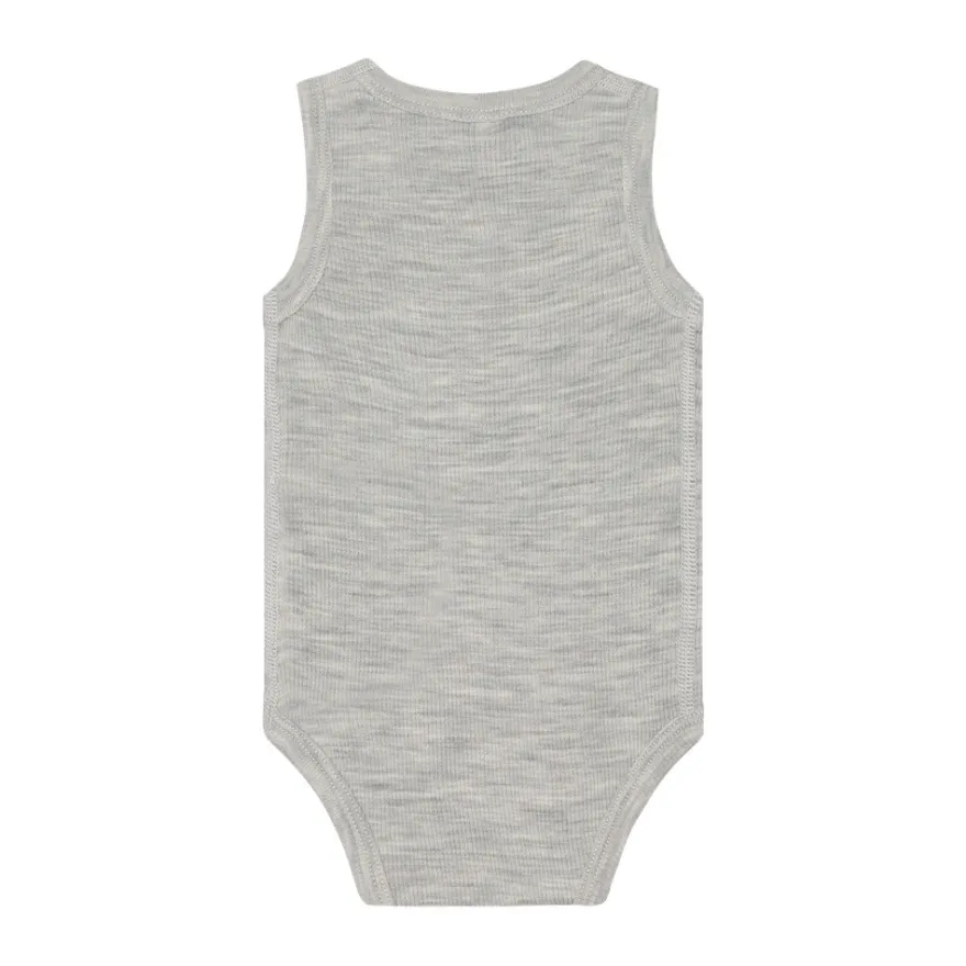 BeKids Ullbody Utan Ärmar - Alloy Melange