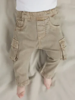 Ben Baggy Cargo Twi Byxor - Chinchilla