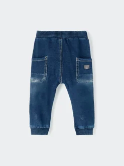 Ben u-shape round sweat jeans 1058-tr - DARK BLUE