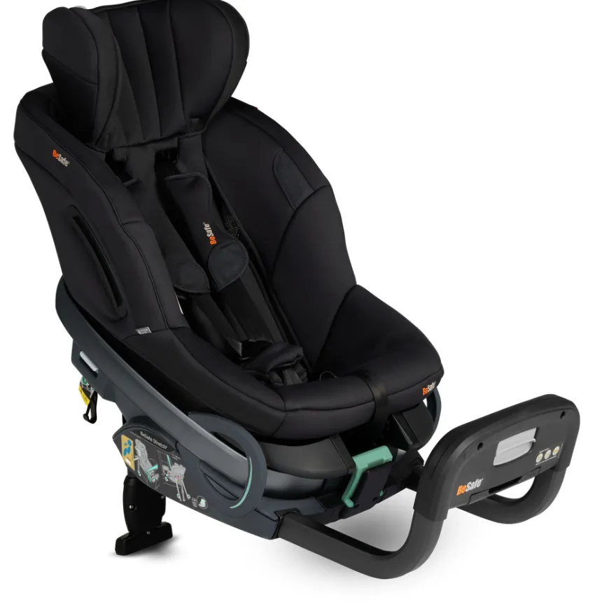 BeSafe Stretch² Bilbarnstol - Black Soft Breeze