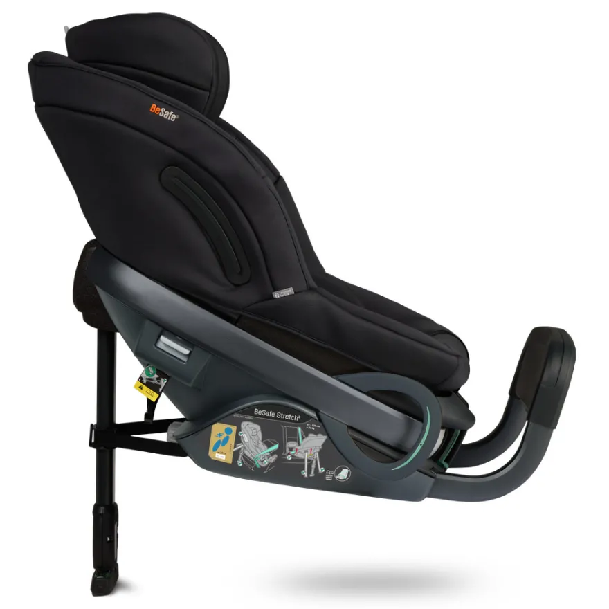 BeSafe Stretch² Bilbarnstol - Black Soft Breeze