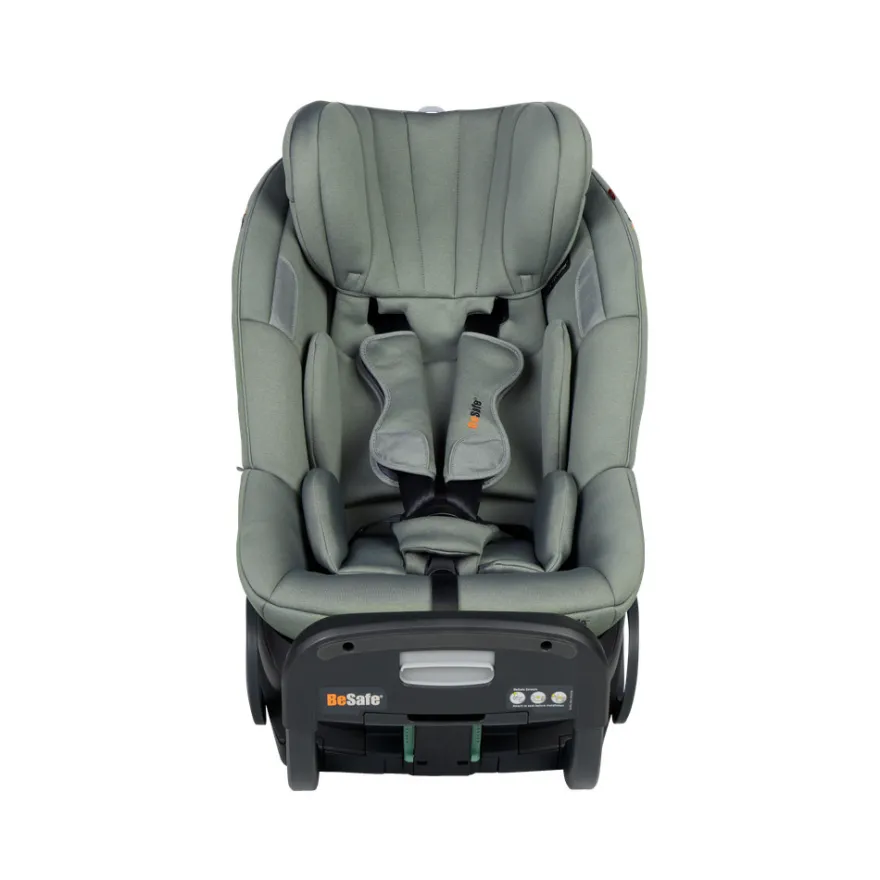 BeSafe Stretch² Bilbarnstol - Meadow Green Soft Breeze