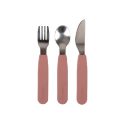 Bestick Silikon - Rosa