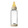 BIBS Glas Napppflaska 1 pk 240 ml - M Flow - Vanilla Nat