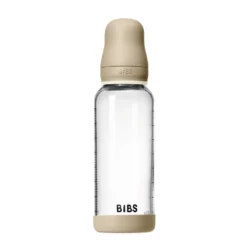 BIBS Glas Napppflaska 1 pk 240 ml - M Flow - Vanilla Nat