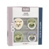 BIBS Nap Colour 4-pk Latex Str. 2 - Sage Glow Mix