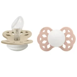 BIBS Napp Infinity 2 pk Anatomisk Str 2 - Vanilla Blush, Nat