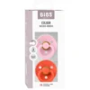 BIBS Napp 2 pk Latex Str 2 - Babypink Tango