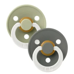 BIBS Napp 2pk Latex Str 3 - Sage Pine, Nat