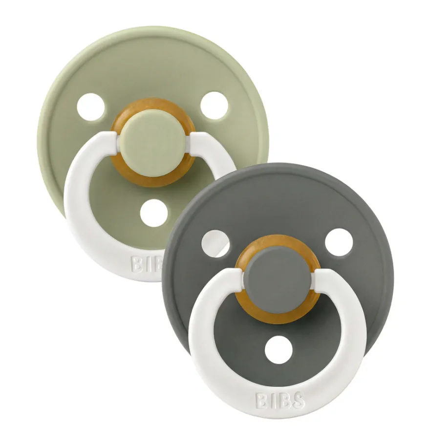 BIBS Napp 2pk Latex Str 3 - Sage Pine, Nat