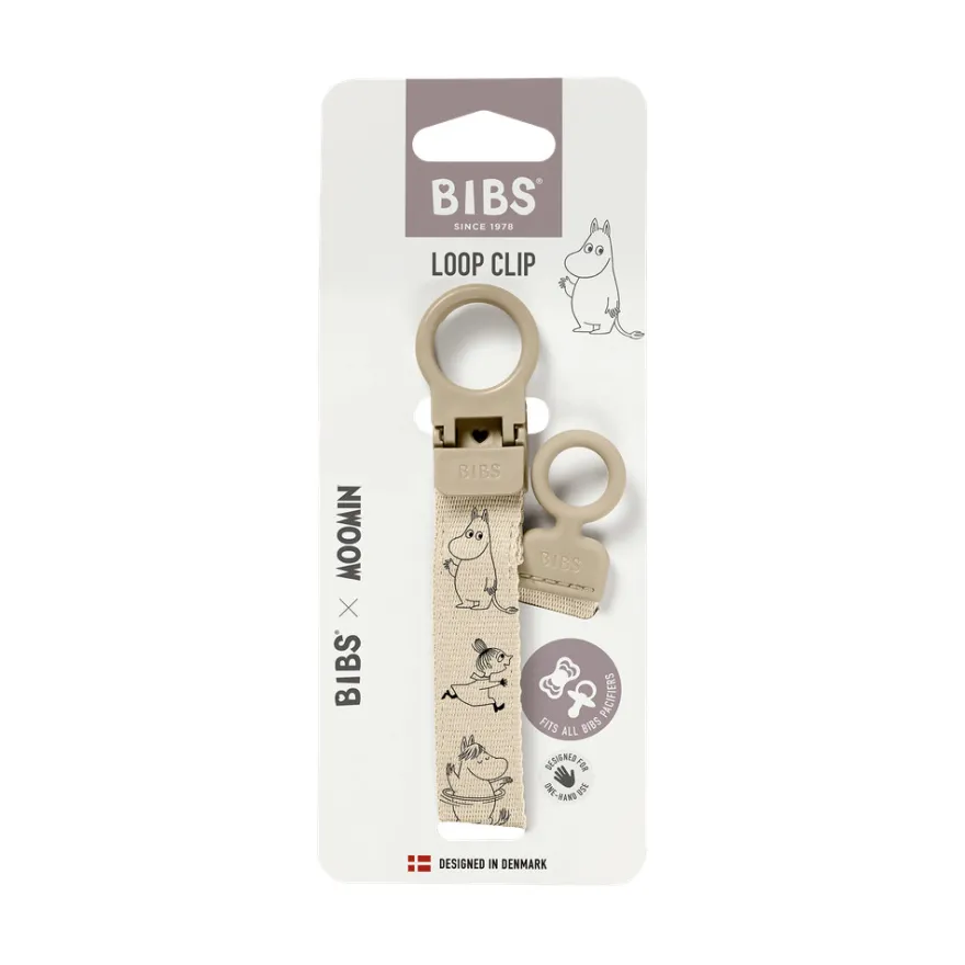 BIBS x Moomins napp Loop Napphållare - Vanilla