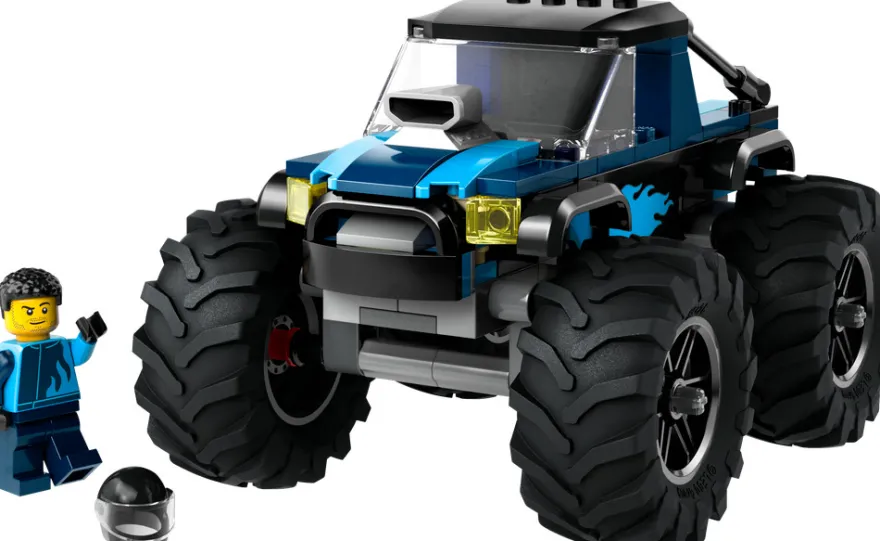 Blå Monstertruck