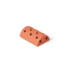 Block Round Burnt Orange