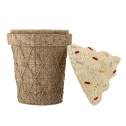 Bloomingville Mini Cillie Korg Med Lock - Natur