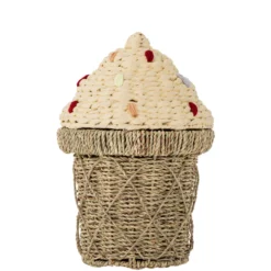 Bloomingville Mini Cillie Korg Med Lock - Natur