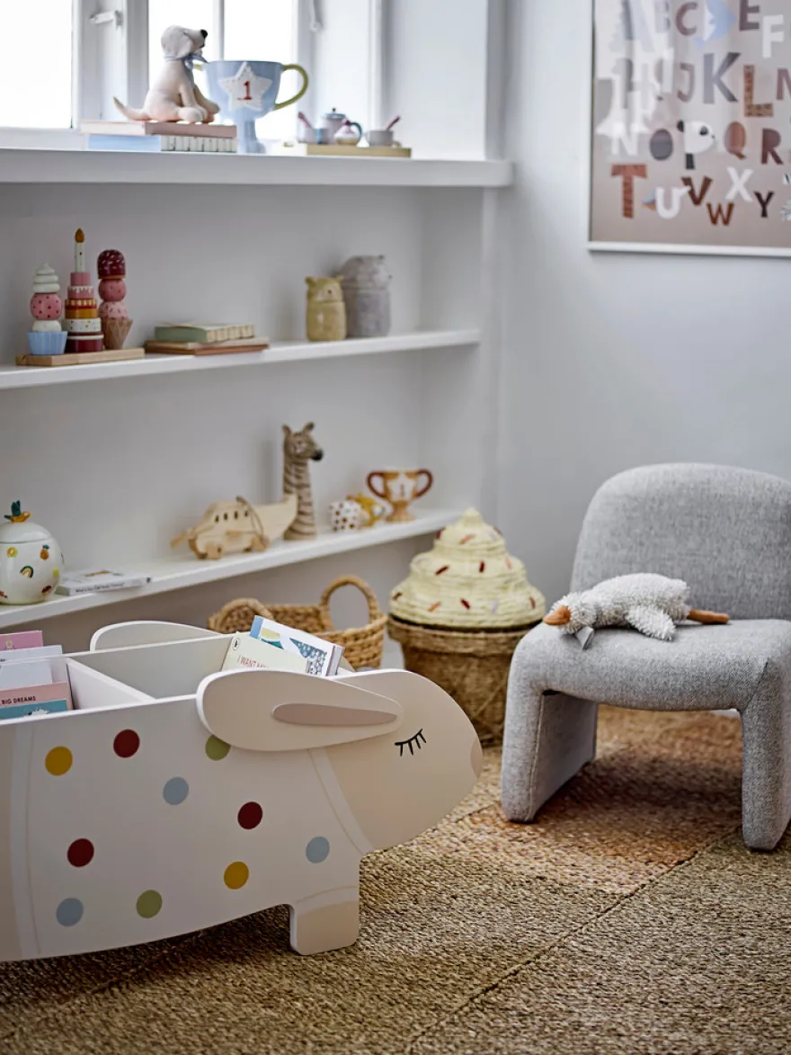 Bloomingville Mini Cillie Korg Med Lock - Natur