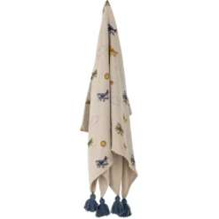 Bloomingville Mini Filt Flygplan - Natur