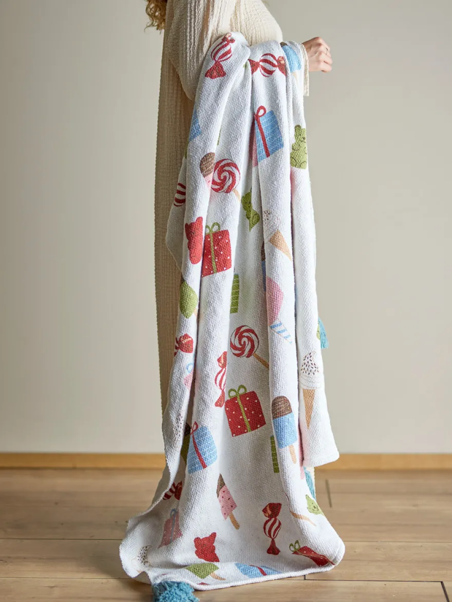 Bloomingville Mini Filt Sweets - Natur