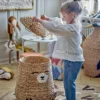 Bloomingville Mini Timone Korg med Lock - Natur