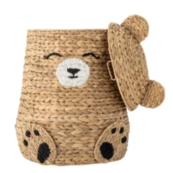 Bloomingville Mini Timone Korg med Lock - Natur