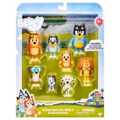 Bluey Figurer 8-pack