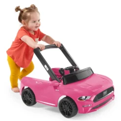 Bright Starts 3-i-1 Ford Mustang Lära-gå-Bil & Gåstol