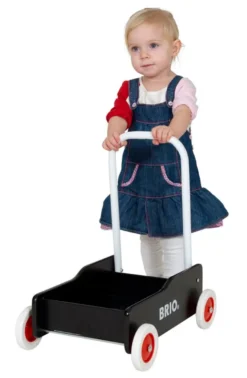 Brio Lära Gå Vagn - Svart