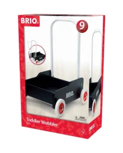 Brio Lära Gå Vagn - Svart