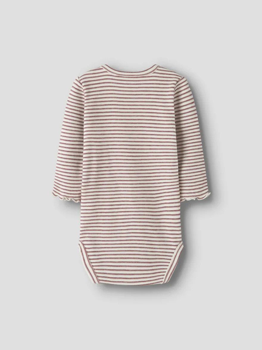 Bripa Långärmad Body - Oxblood Red