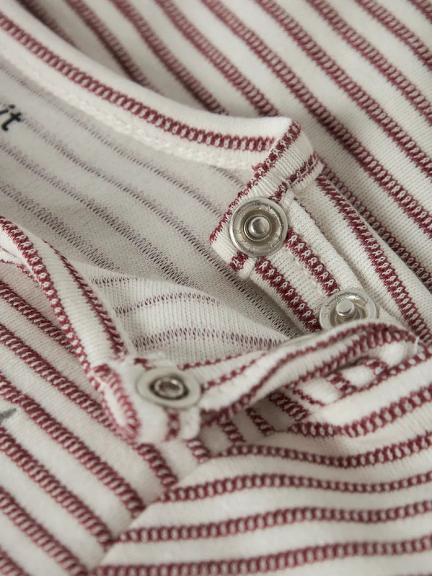 Bripa Långärmad Body - Oxblood Red