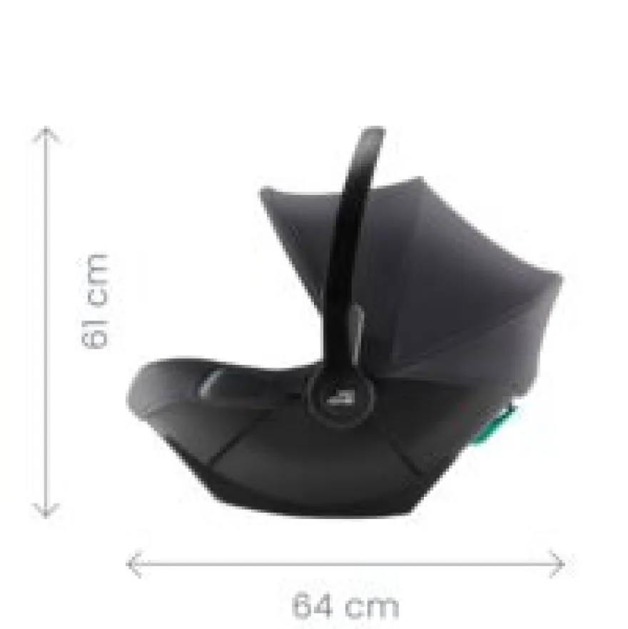 Britax Römer Baby-Safe Core Babyskydd inkl. Core Bas - Space Black