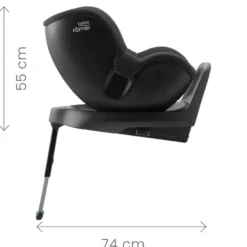 Britax Römer Dualfix M Plus Bilbarnstol - Midnight Grey